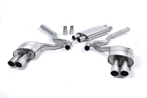  Resonated (Quieter) with Quad Polished GT-90 Tips - Requires Roush Rear Valance