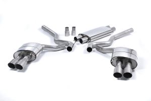  Resonated (Quieter) with Quad Titanium GT-90 Tips - Requires Roush Rear Valance