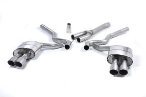  Quad Outlet Non Resonated with GT-90 Titanium Trims (requires Roush Performance Rear Valance)