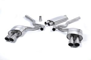  Quad Outlet Resonated with GT-90 Titanium Trims (requires Roush Performance Rear Valance)