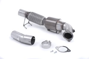  Large Bore Downpipe with 200 Cell High Flow Cat. Requires Stage 2 ECU Remap. For fitment to Milltek Sport Cat Back Only