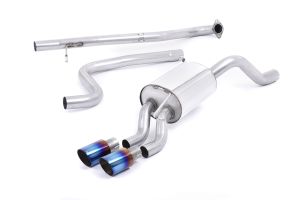  Non-resonated (louder). Burnt Titanium Tips. Requires Fiesta Zetec S rear valance (part number 1833264) available from your local Ford dealer