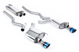  Dual Outlet Resonated with GT-100 Burnt Titanium Trims (EC Approved)