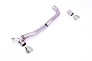  Maxton Designs Dual Outlet Upgrade Kit only for Existing Milltek Sport GPF Back Systems with GT-100 Titanium Trims