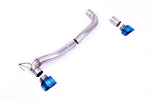  Maxton Designs Dual Outlet Upgrade Kit only for Existing Milltek Sport GPF Back Systems with GT-100 Burnt Titanium Trims