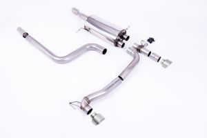  GPF Back Maxton Designs Dual Outlet Titanium GT-100 Trims - EC Approved