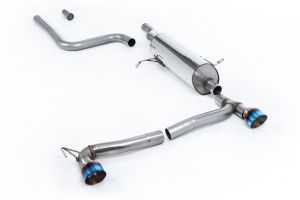  GPF/OPF Back Resonated with Burnt/Blue Titanium GT-100 Trims - Requires Maxton Diffuser - ECE Approved System