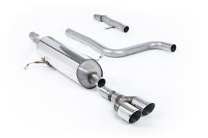  GPF/OPF Back Resonated with ST Style with Twin GT-90 Cerakote Black Trims (Required ST Rear Valance) - ECE Approved