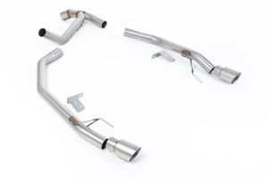  Twin Outlet (Ranger Raptor Style) with GT-90 Brushed Titanium Tips
