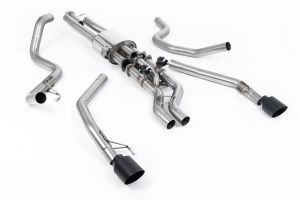  Valved Cat Back with GT-115 Cerakote Black Tips
