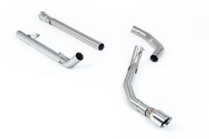  Single Outlet - Non-Resonated (Louder) with GT-100 Polished Tip