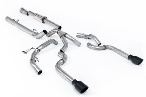  Dual Outlet (Non Tremor Models) - Race Part-Resonated (Louder) with 2 x GT-100 Cerakote Black Tips
