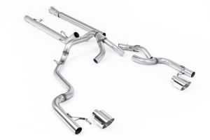  Dual Outlet - Race Non-Resonated (Louder) with GT-115 Polished Tips