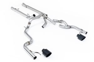  Dual Outlet - Race Non-Resonated (Louder) with GT-115 Cerakote Black Tips
