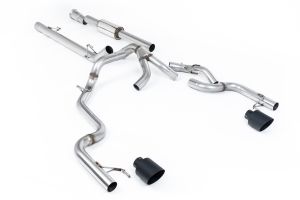  Dual Outlet - Race Part-Resonated (Louder) with GT-115 Cerakote Black Tips