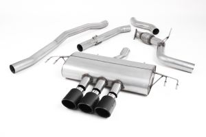  Cat Back Non-Resonated (Louder) - Type-R Style with JET-100 Carbon Trims - Requires Rear Valance to be Trimmed