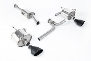  Twin-rear silencer with Cerakote Black Ovals