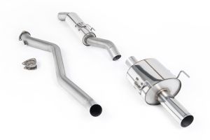  Resonated Cat Back with Single Wall 3.5" Polished Tip
