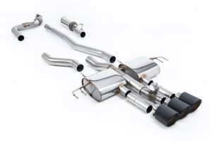  Cat Back Part-Resonated (Mid Volume Level) with 3 x JET-115 Carbon Trims