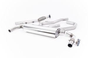  Cat Back with GPF Delete Pipe - with Polished GT-115 Trims