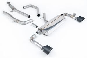  Cat Back with GPF Delete Pipe - with Cerakote Black GT-139 Trims