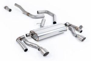  OPF/GPF Back System with GT-100 Brushed Titanium Trims - ECE Approved