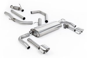  Non Resonated Valved Catback with GT-139 Polished Trims