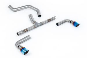  Non-Resonated System with GT-90 Burnt/Blue Titanium Tips (OE Requires cutting)
