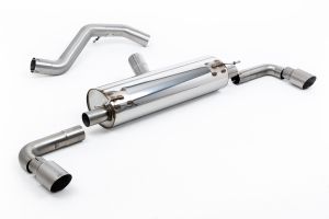  Resonated System with GT-90 Brushed Titanium Tips (OE Requires cutting)