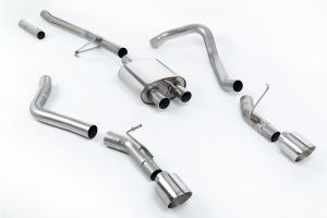  Side Exit Cat Back with GT-115 Polished Tips (No Impact to ground clearance)