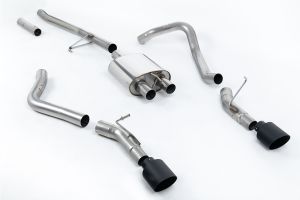  Side Exit Cat Back with GT-115 Cerakote Black Tips (No Impact to ground clearance)