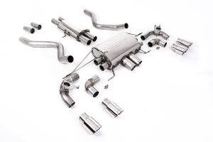  OPF/GPF Back Resonated Valved System with Quad GT-90 Polished Trims - ECE Approved