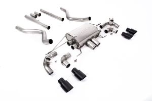  OPF/GPF Back Non-Resonated Valved System (Louder) with Quad GT-90 Cerakote Black Trims