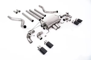  OPF/GPF Back Non-Resonated Valved System (Louder) with Quad JET-90 Carbon Trims