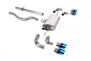  OPF/GPF Back System Non Resonated (Louder) with GT-90 Burnt Titanium Trims