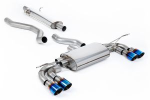  OPF/GPF Back System with GT-90 Burnt Titanium Trims - ECE Approved