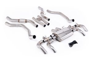  Valved Cat / OPF Back System with Downturns to OE Rear Bumper