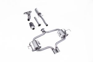  Resonated (quieter). Includes bracket locators for 2004 cars. Requires Stage 2 ECU Remap