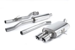  Twin Round Tailpipes. Fits vehicles with John Cooper Works body kit