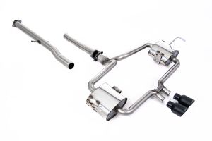  Non-resonated (louder) - Loose Trim Version with Cerakote Black 76mm Trims - Includes bracket locator for 2004 cars