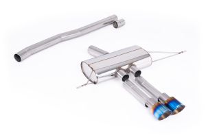  Non-Resonated (louder) OPF/GPF Back Systems for Sport Diffuser only (Requires Cutting) with GT-100 Burnt/Blue TitaniumTips