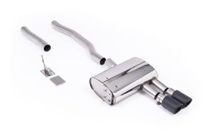  GPF Back with Carbon JET-90 Trims - EC Approved (OE Requires Cutting) - For Vehicles with 70mm OE system Only