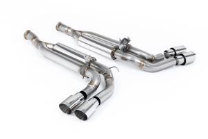  Cat Back Valved with Polished GT-90 Trims - Re-uses OE Valve Motors