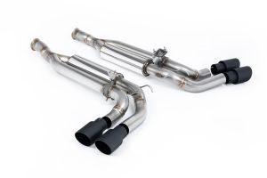  Cat Back Valved with Cerakote Black GT-90 Trims - Re-uses OE Valve Motors