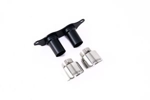  Fits with OE rear Silencer or Milltek Bypass- GT-100 Polished Trims