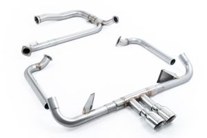  Full System with Decat & Polished GT-100 Trims (Requires Stage 2 ECU Software)