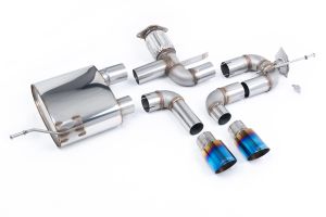  Burnt/Blue Titanium GT-90 Tips - Retains OE Valve Control
