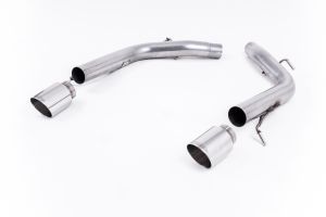  Rear Silencer Delete / Axel Back for OE Rear Valance‚ with Polished GT-90 Trims (Only fits 55mm exhausts‚ does not fit euro 4 emission 4.4 V8 models)
