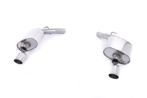  Rear Silencers / Axel Back with Polished GT-90 Trims