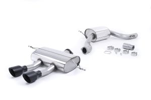  Resonated (quieter). Requires SEAT Sport rear valance if fitting to non-Cupra R model (VAG part number: 1P0 071 061 A)
